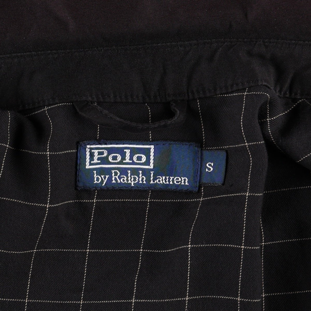 Ralph Lauren POLO by Ralph Lauren Swing Top Sports Jacket Men's S polyester black type Vintage Second Hand