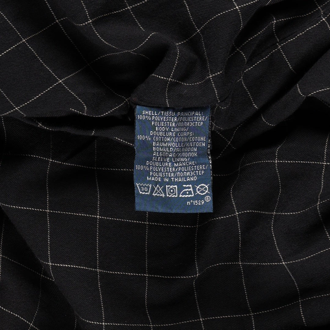 Ralph Lauren POLO by Ralph Lauren Swing Top Sports Jacket Men's S polyester black type Vintage Second Hand