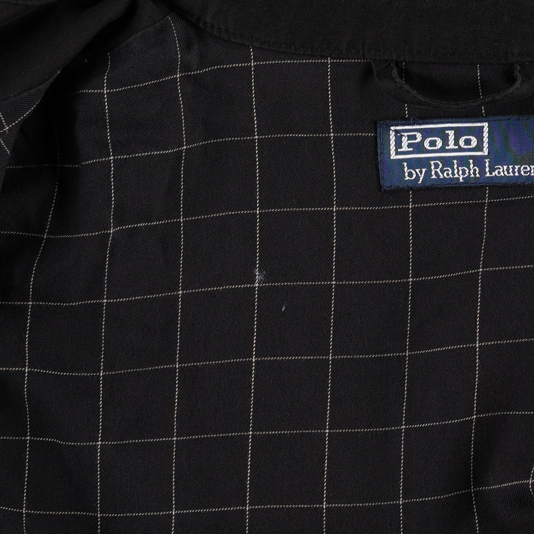 Ralph Lauren POLO by Ralph Lauren Swing Top Sports Jacket Men's S polyester black type Vintage Second Hand