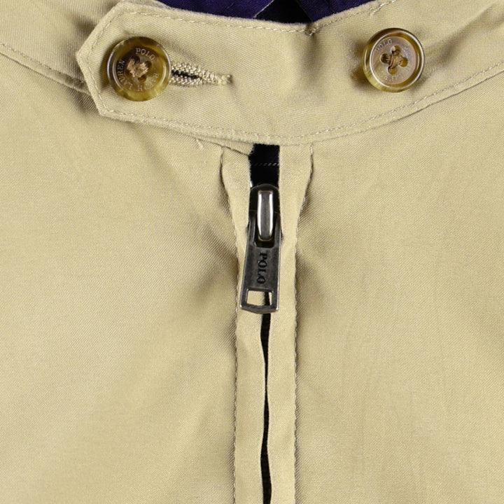 Ralph Lauren POLO by Ralph Lauren Swing Top Sports Jacket Men's L size polyester Beige type Vintage Second Hand