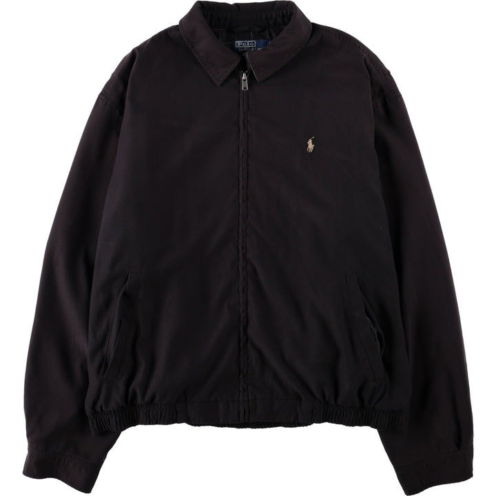 Ralph Lauren POLO by Ralph Lauren Swing Top Sports Jacket Men's L size polyester black type Vintage Second Hand