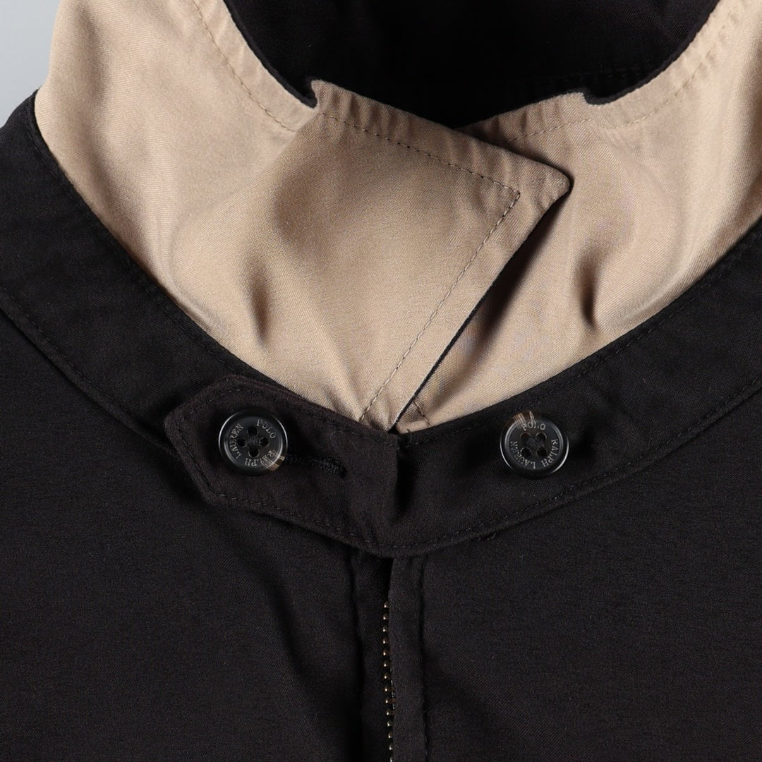 Ralph Lauren POLO by Ralph Lauren Swing Top Sports Jacket Men's L size polyester black type Vintage Second Hand