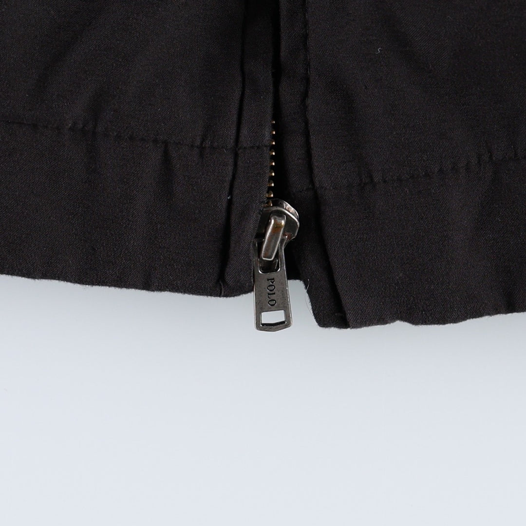 Ralph Lauren POLO by Ralph Lauren Swing Top Sports Jacket Men's L size polyester black type Vintage Second Hand
