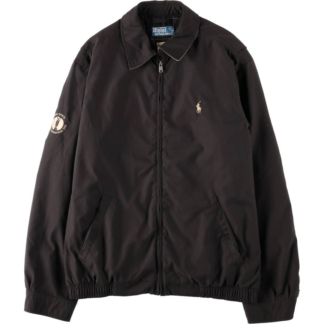 Ralph Lauren POLO by Ralph Lauren NIKON Advertising Swing Top Sports Jacket, Men's Size M (approx.) polyester black type Vintage Second Hand