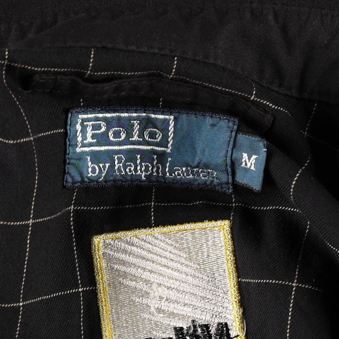 Ralph Lauren POLO by Ralph Lauren NIKON Advertising Swing Top Sports Jacket, Men's Size M (approx.) polyester black type Vintage Second Hand
