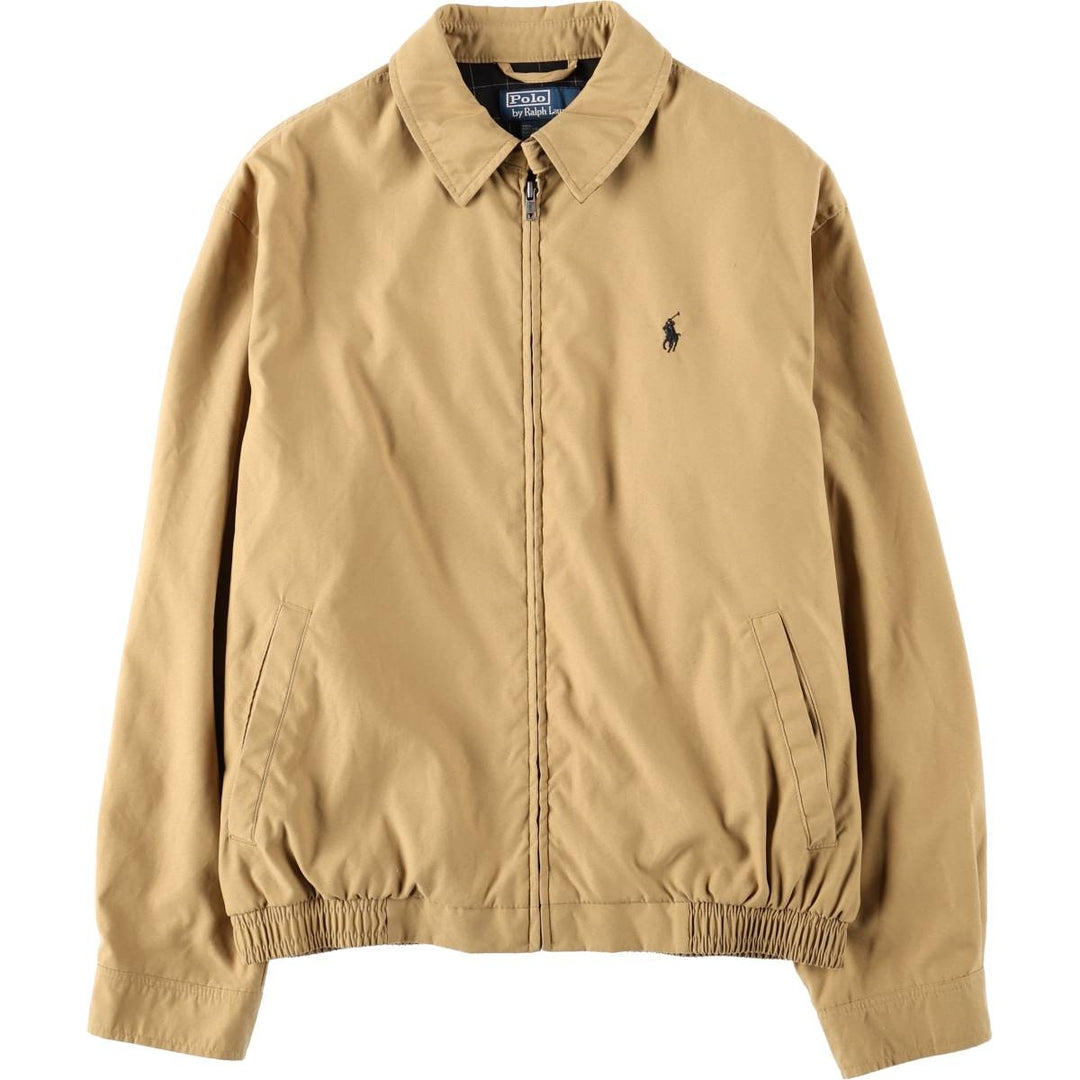 Ralph Lauren POLO by Ralph Lauren Swing Top Sports Jacket Men's M polyester beige type brown Vintage Second Hand