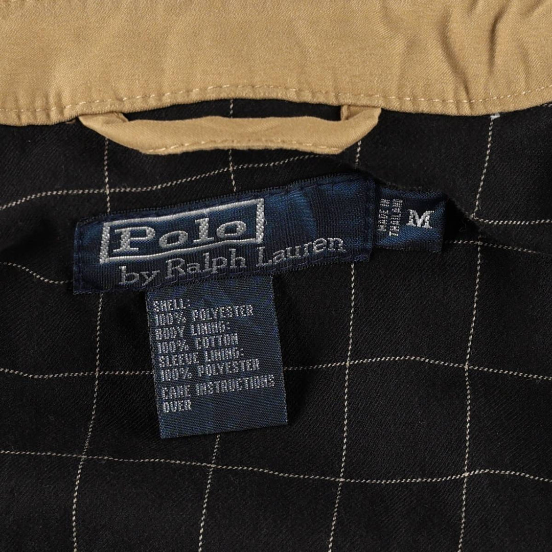 Ralph Lauren POLO by Ralph Lauren Swing Top Sports Jacket Men's M polyester beige type brown Vintage Second Hand