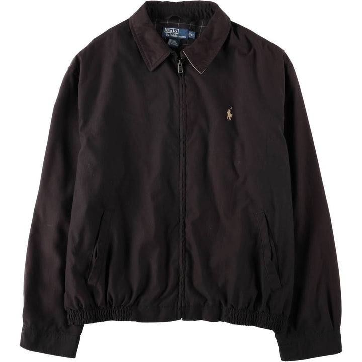 Ralph Lauren POLO by Ralph Lauren Swing Top Sports Jacket Men's XL polyester black type Vintage Second Hand