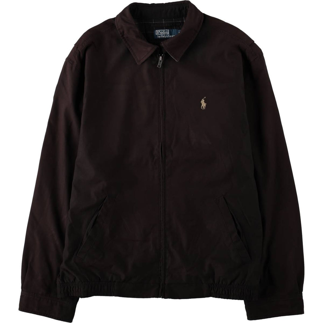 Ralph Lauren POLO by Ralph Lauren Swing Top Sports Jacket Men's L size polyester black type Vintage Second Hand