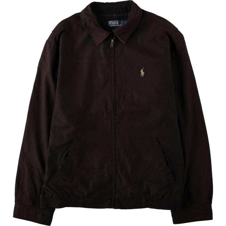 Ralph Lauren POLO by Ralph Lauren Swing Top Sports Jacket Men's L size polyester black type Vintage Second Hand