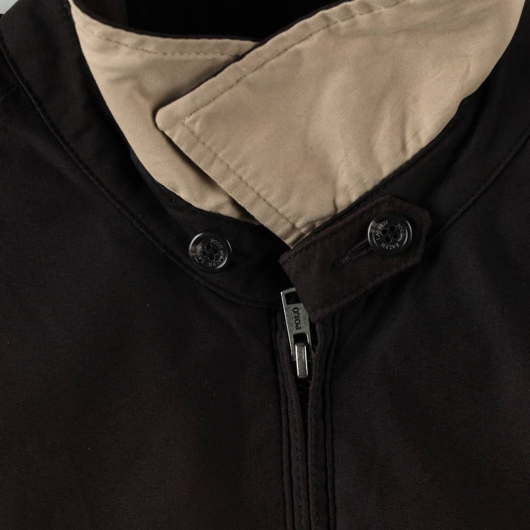 Ralph Lauren POLO by Ralph Lauren Swing Top Sports Jacket Men's L size polyester black type Vintage Second Hand