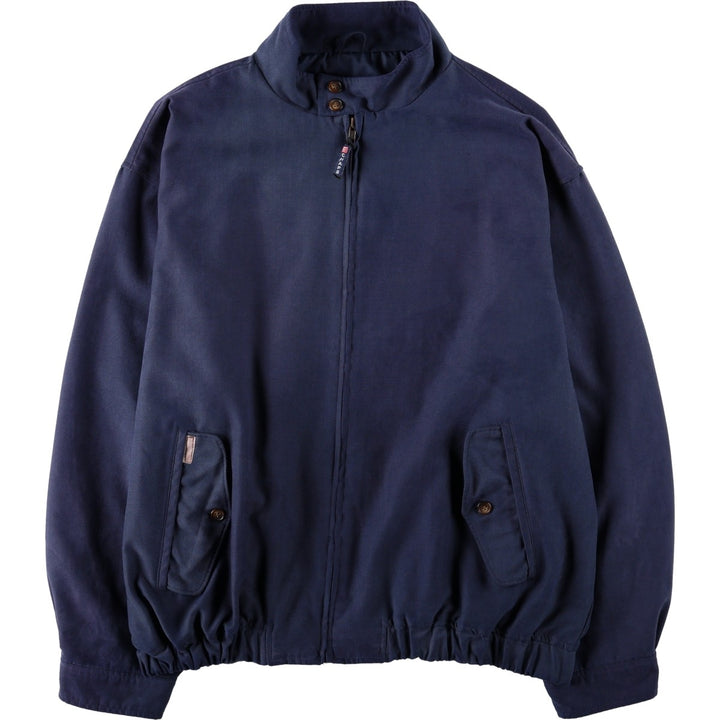 Ralph Lauren CHAPS Harrington Jacket Swing Top (Men's Size L) polyester navy blue type Vintage Second Hand