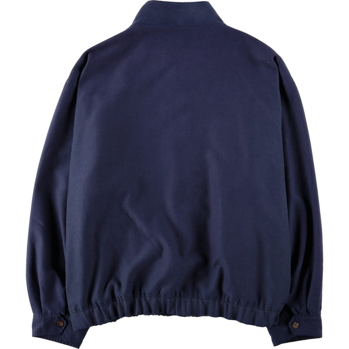 Ralph Lauren CHAPS Harrington Jacket Swing Top (Men's Size L) polyester navy blue type Vintage Second Hand