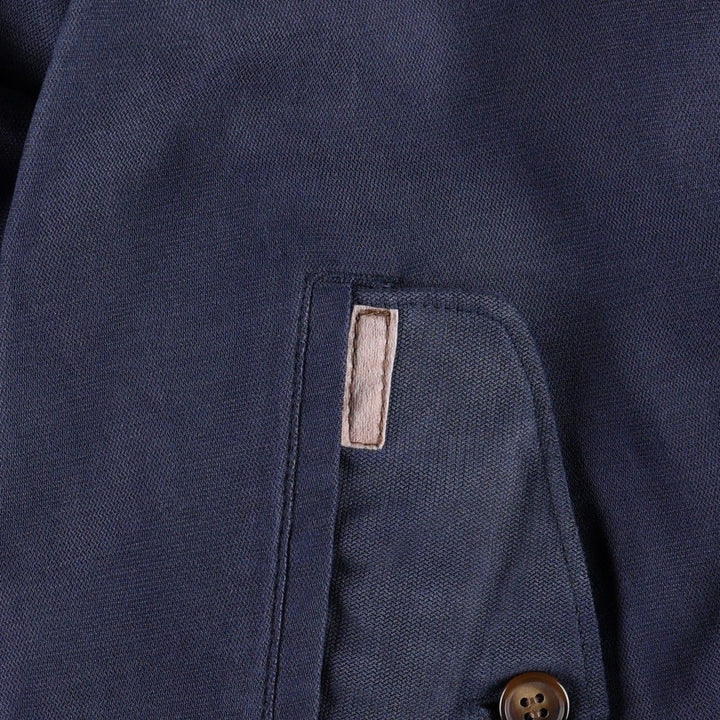 Ralph Lauren CHAPS Harrington Jacket Swing Top (Men's Size L) polyester navy blue type Vintage Second Hand
