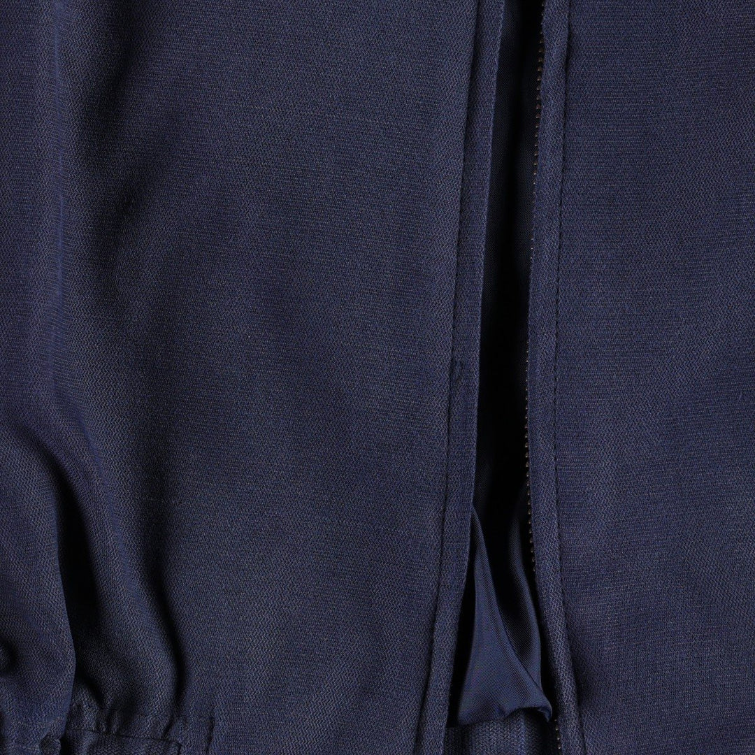 Ralph Lauren CHAPS Harrington Jacket Swing Top (Men's Size L) polyester navy blue type Vintage Second Hand