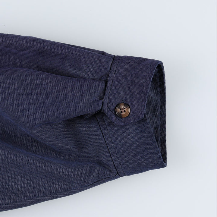 Ralph Lauren CHAPS Harrington Jacket Swing Top (Men's Size L) polyester navy blue type Vintage Second Hand