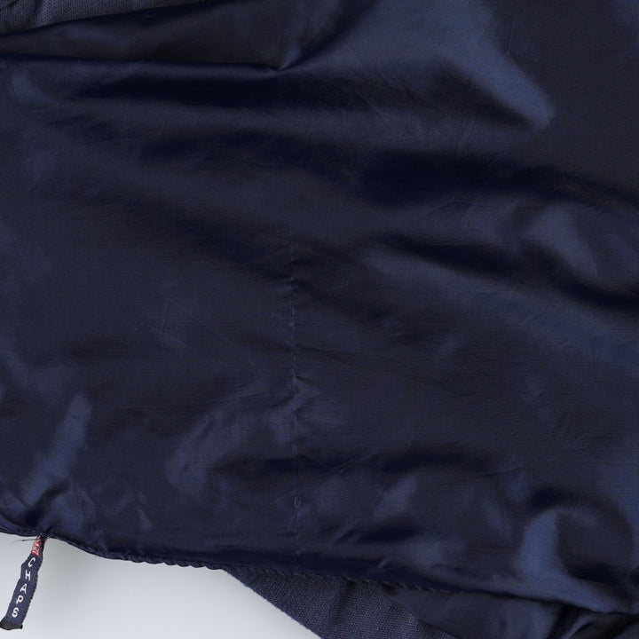 Ralph Lauren CHAPS Harrington Jacket Swing Top (Men's Size L) polyester navy blue type Vintage Second Hand