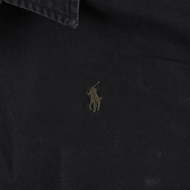 Ralph Lauren POLO by Ralph Lauren Swing Top Sports Jacket Men's L size cotton black type Vintage Second Hand