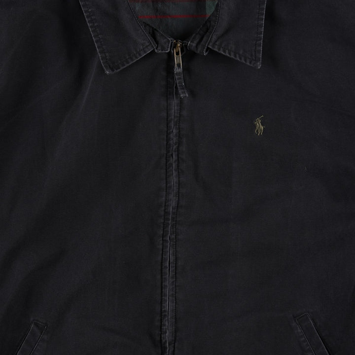 Ralph Lauren POLO by Ralph Lauren Swing Top Sports Jacket Men's L size cotton black type Vintage Second Hand