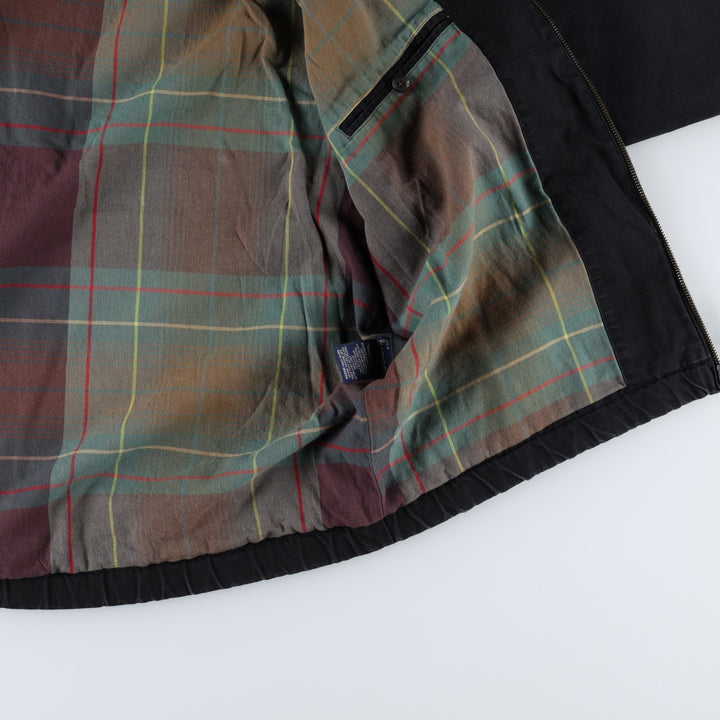Ralph Lauren POLO by Ralph Lauren Swing Top Sports Jacket Men's L size cotton black type Vintage Second Hand