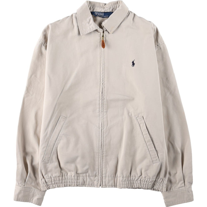 Ralph Lauren POLO by Ralph Lauren Swing Top Sports Jacket Men's S cotton unbleached Vintage Second Hand