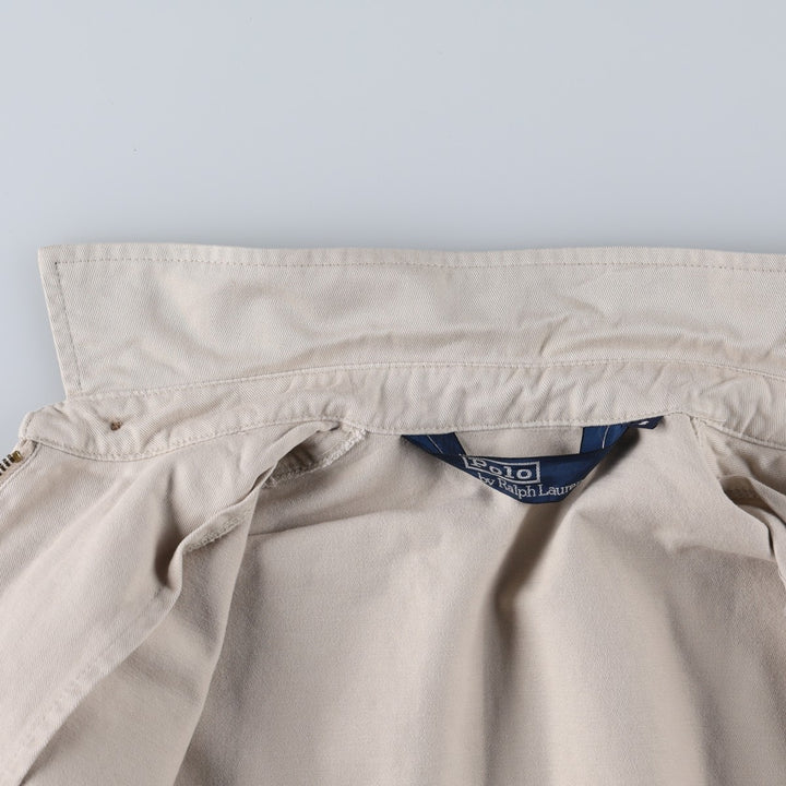 Ralph Lauren POLO by Ralph Lauren Swing Top Sports Jacket Men's S cotton unbleached Vintage Second Hand