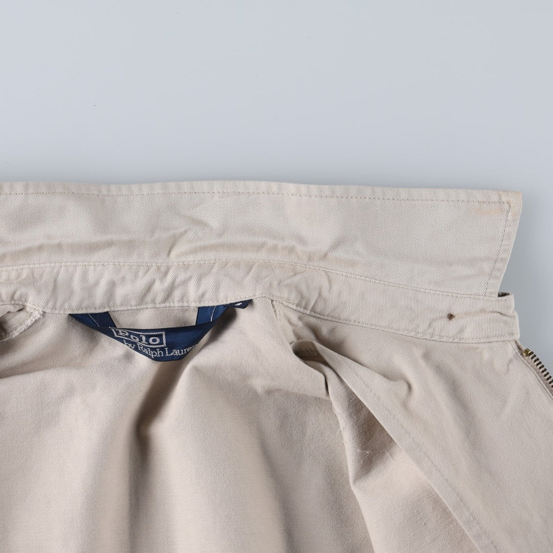 Ralph Lauren POLO by Ralph Lauren Swing Top Sports Jacket Men's S cotton unbleached Vintage Second Hand