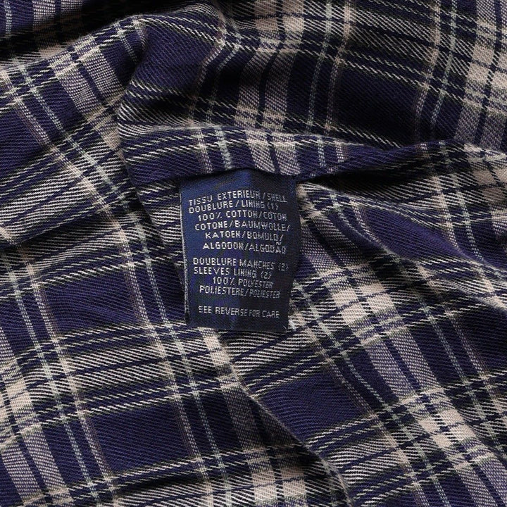 Ralph Lauren POLO by Ralph Lauren Swing Top Sports Jacket Men's XL cotton navy blue type Vintage Second Hand