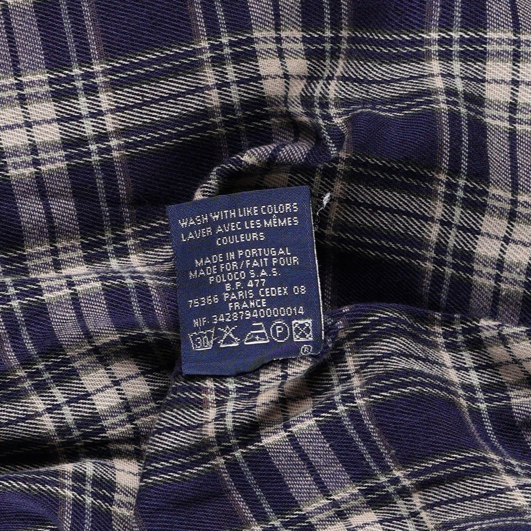 Ralph Lauren POLO by Ralph Lauren Swing Top Sports Jacket Men's XL cotton navy blue type Vintage Second Hand