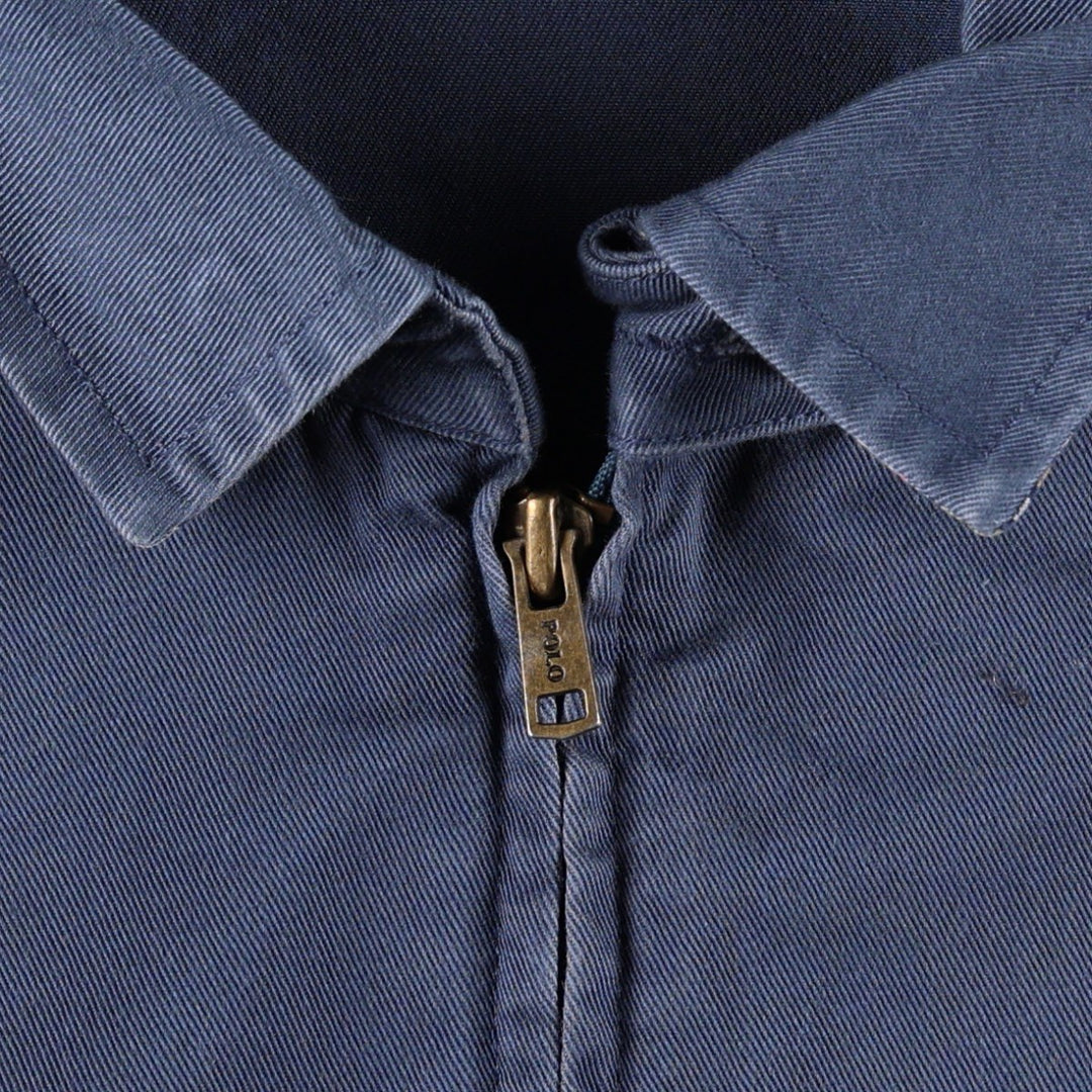 Ralph Lauren POLO by Ralph Lauren Swing Top Sports Jacket Men's XL cotton navy blue type Vintage Second Hand