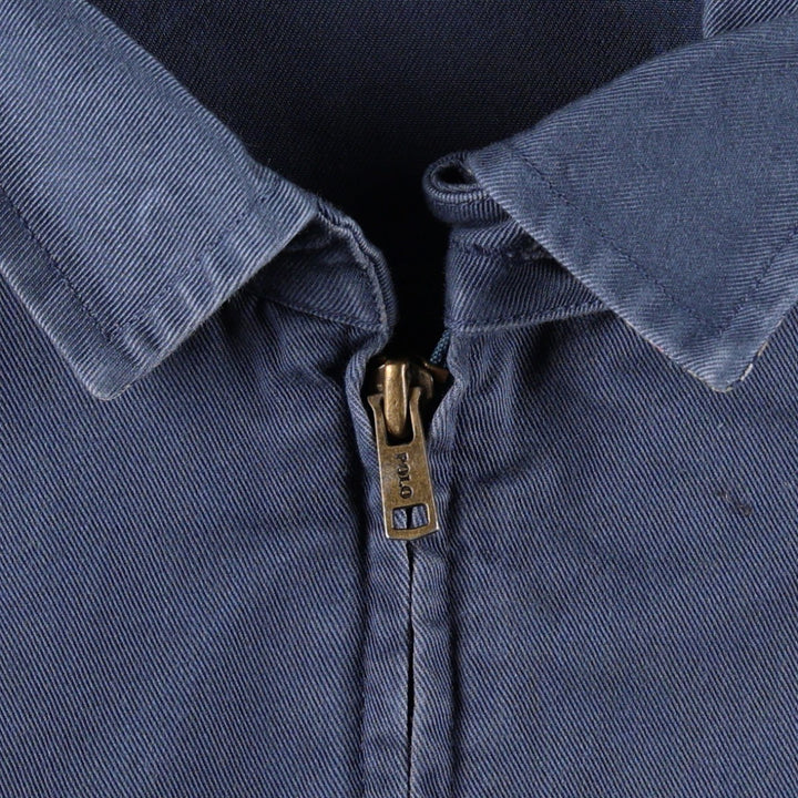 Ralph Lauren POLO by Ralph Lauren Swing Top Sports Jacket Men's XL cotton navy blue type Vintage Second Hand