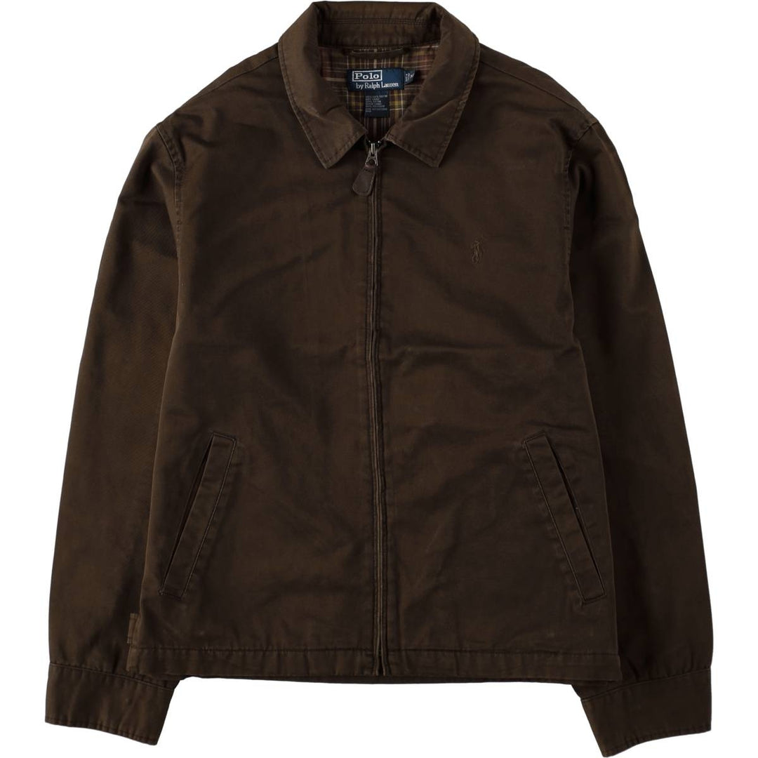 Ralph Lauren POLO by Ralph Lauren Swing Top Sports Jacket Men's M cotton brown type Vintage Second Hand