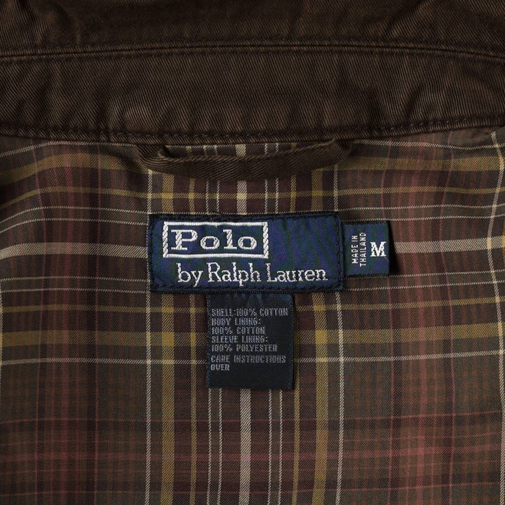Ralph Lauren POLO by Ralph Lauren Swing Top Sports Jacket Men's M cotton brown type Vintage Second Hand