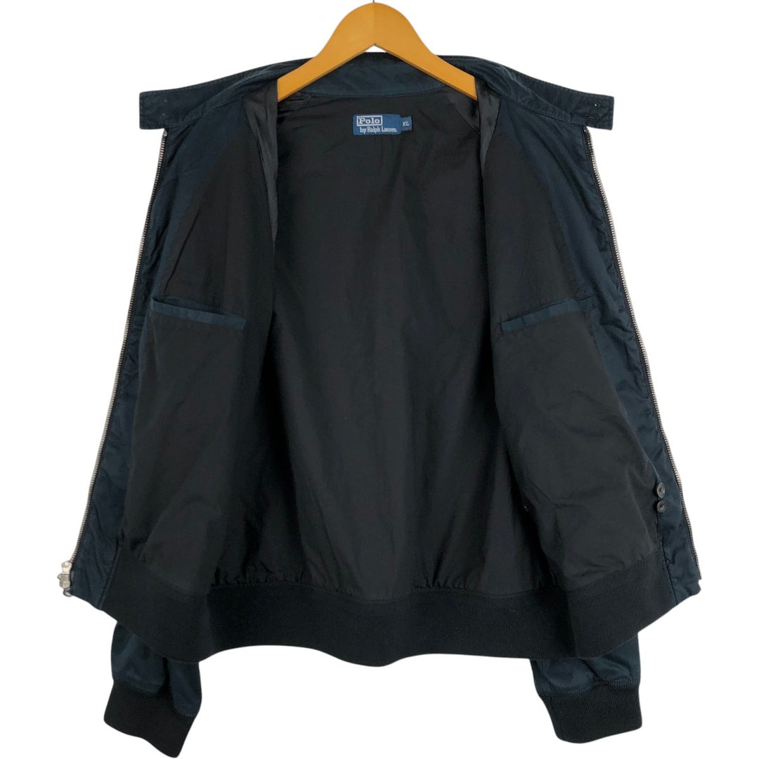 Ralph Lauren POLO by Ralph Lauren Harrington Jacket, Swing Top, Men's XL cotton navy blue type Vintage Second Hand
