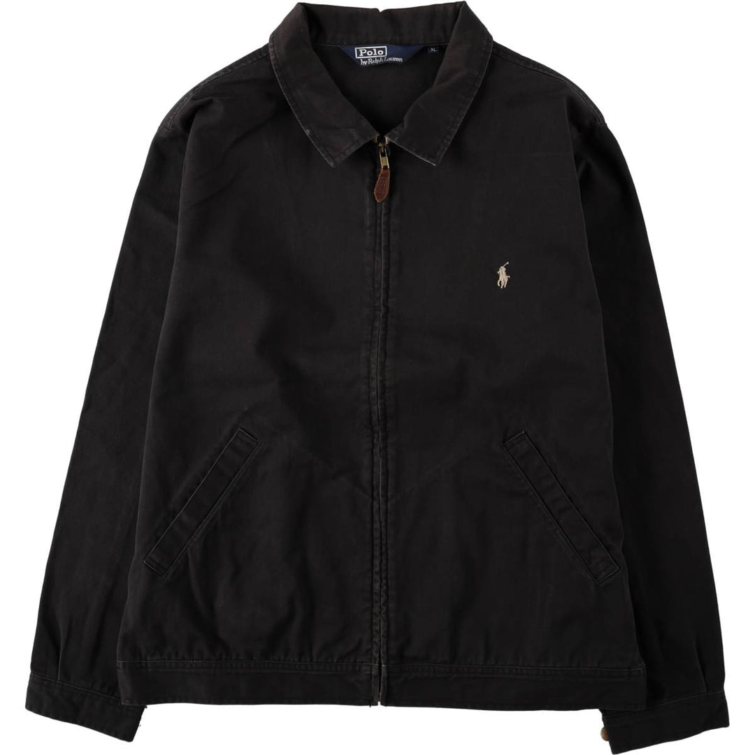Ralph Lauren POLO by Ralph Lauren Swing Top Sports Jacket Men's XL unclear black type Vintage Second Hand