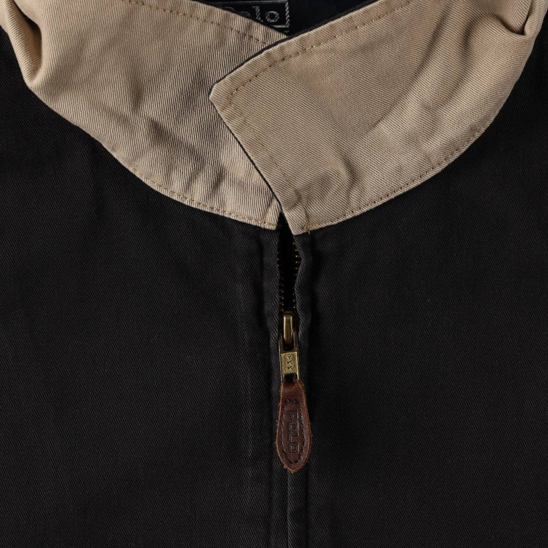 Ralph Lauren POLO by Ralph Lauren Swing Top Sports Jacket Men's XL unclear black type Vintage Second Hand