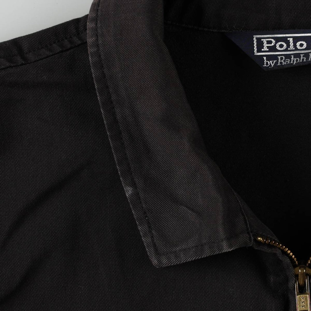 Ralph Lauren POLO by Ralph Lauren Swing Top Sports Jacket Men's XL unclear black type Vintage Second Hand