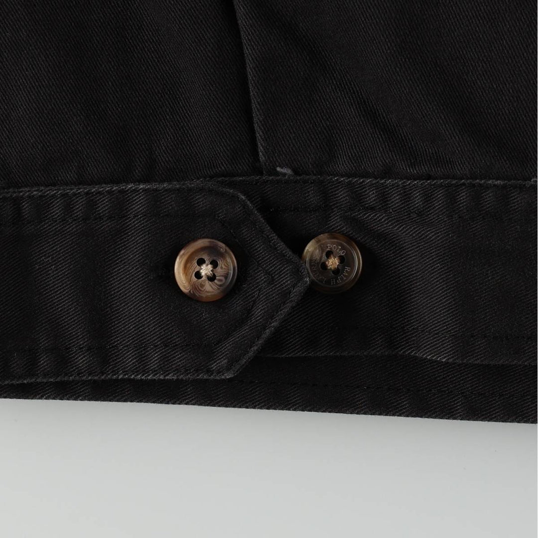 Ralph Lauren POLO by Ralph Lauren Swing Top Sports Jacket Men's XL unclear black type Vintage Second Hand