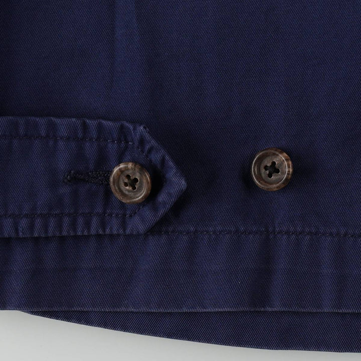 Ralph Lauren POLO by Ralph Lauren Swing Top Sports Jacket Men's L size cotton navy blue type Vintage Second Hand