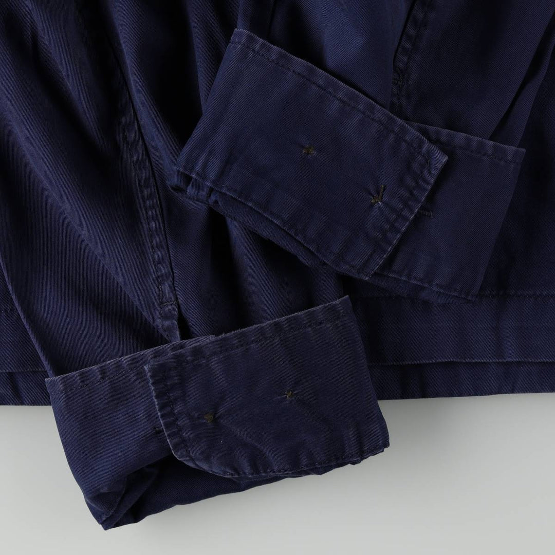 Ralph Lauren POLO by Ralph Lauren Swing Top Sports Jacket Men's L size cotton navy blue type Vintage Second Hand