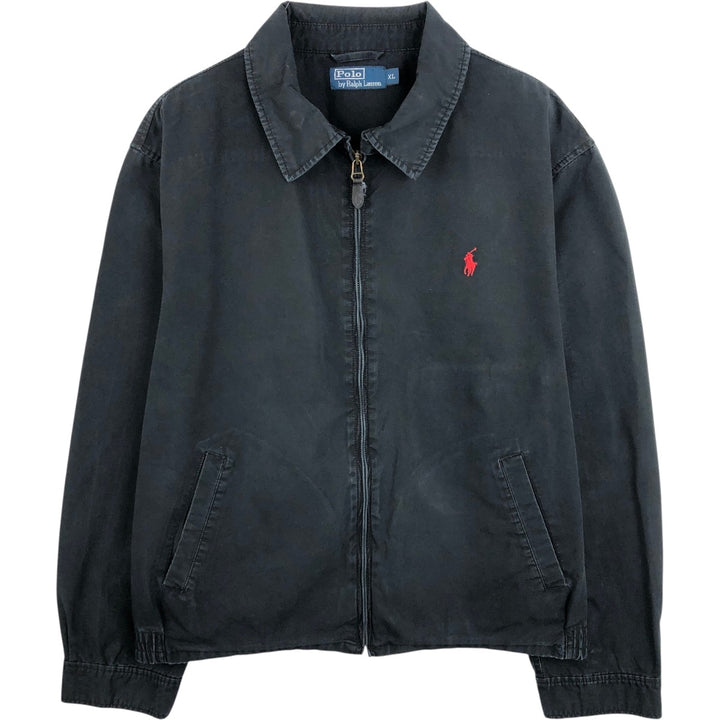 Ralph Lauren POLO by Ralph Lauren Swing Top Sports Jacket Men's XL cotton black type Vintage Second Hand