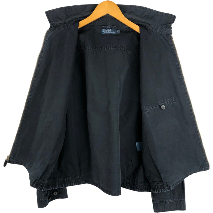 Ralph Lauren POLO by Ralph Lauren Swing Top Sports Jacket Men's XL cotton black type Vintage Second Hand