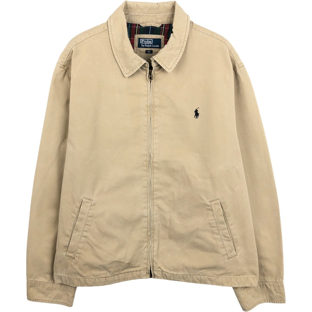 Ralph Lauren POLO by Ralph Lauren Swing Top Sports Jacket Men's XL cotton Beige type Vintage Second Hand