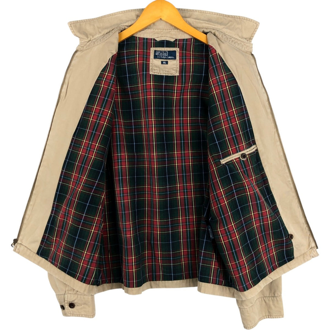 Ralph Lauren POLO by Ralph Lauren Swing Top Sports Jacket Men's XL cotton Beige type Vintage Second Hand