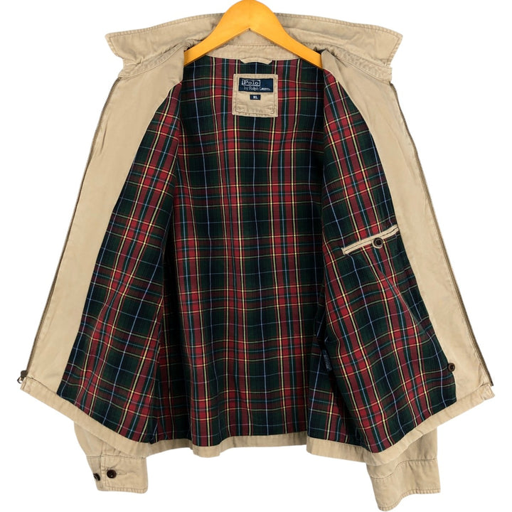 Ralph Lauren POLO by Ralph Lauren Swing Top Sports Jacket Men's XL cotton Beige type Vintage Second Hand
