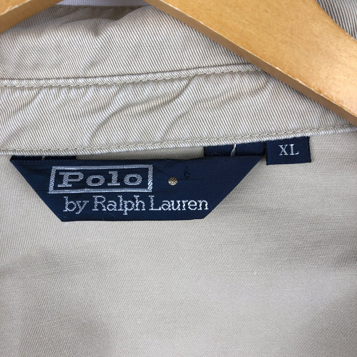 Ralph Lauren POLO by Ralph Lauren Swing Top Sports Jacket Men's XL cotton Beige type Vintage Second Hand