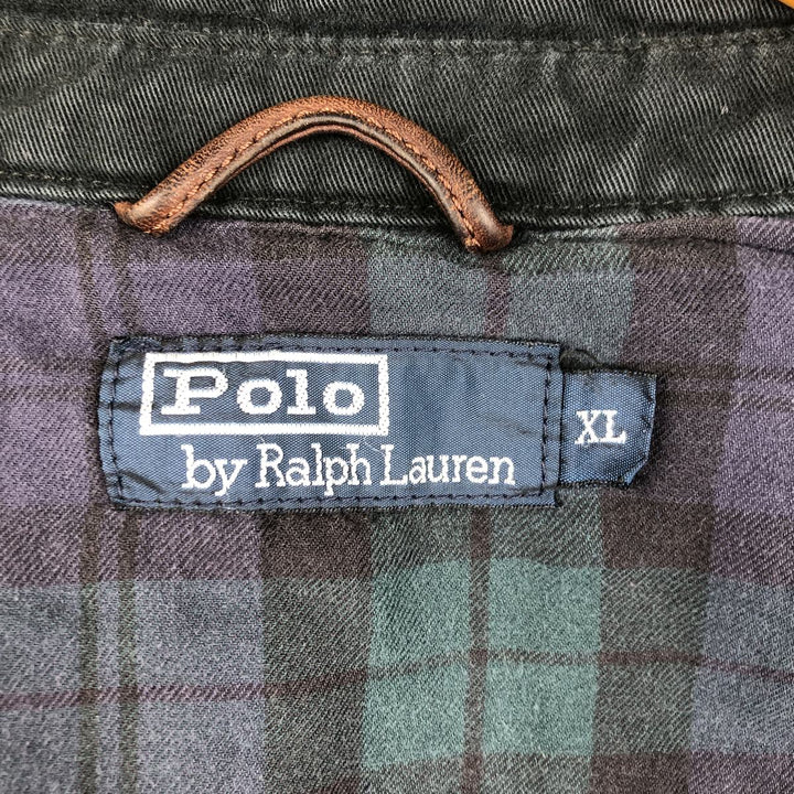 Ralph Lauren POLO by Ralph Lauren Swing Top Sports Jacket Men's XL cotton navy blue type Vintage Second Hand