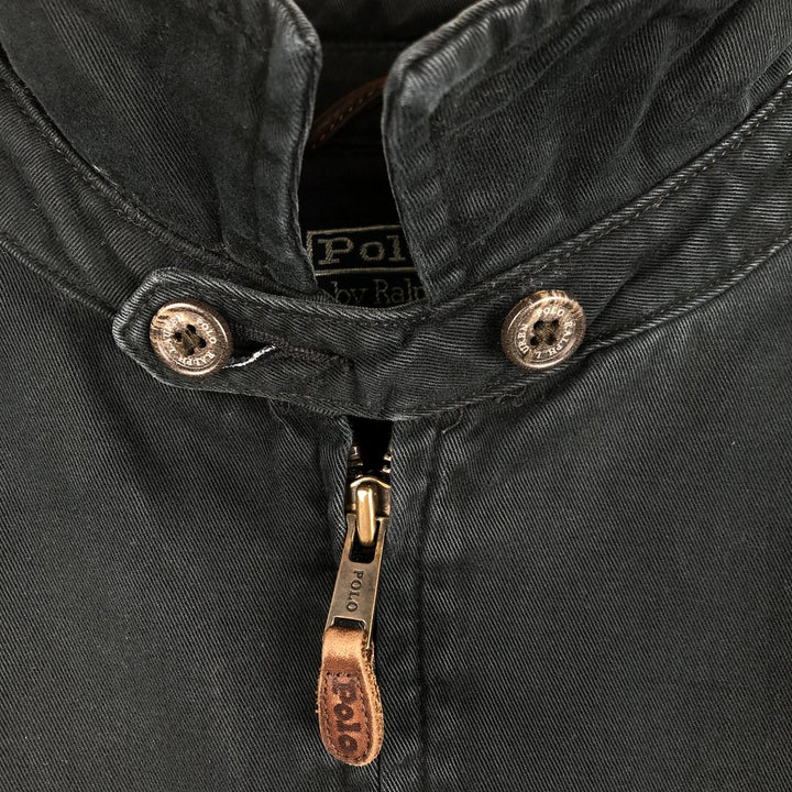 Ralph Lauren POLO by Ralph Lauren Swing Top Sports Jacket Men's XL cotton navy blue type Vintage Second Hand