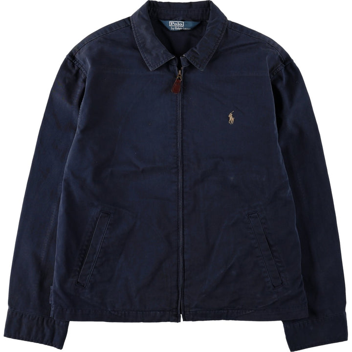 Ralph Lauren POLO by Ralph Lauren Swing Top Sports Jacket Men's XL cotton navy blue type Vintage Second Hand