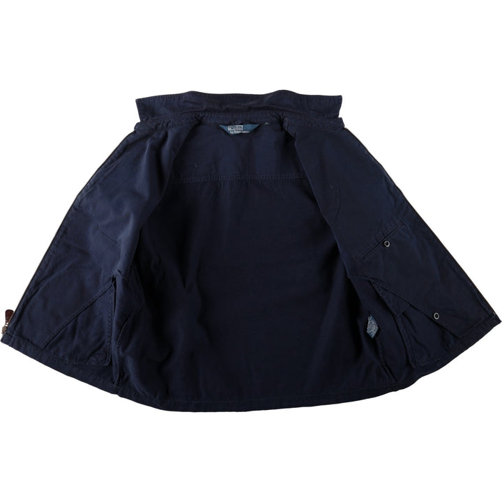 Ralph Lauren POLO by Ralph Lauren Swing Top Sports Jacket Men's XL cotton navy blue type Vintage Second Hand